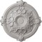 Ekena Millwork Hamilton Ceiling Medallion (Fits Canopies up to 3 3/4"), 17 3/8"OD x 1 3/4"P, Ultra Pure White CM17HAUWF - alternate 1